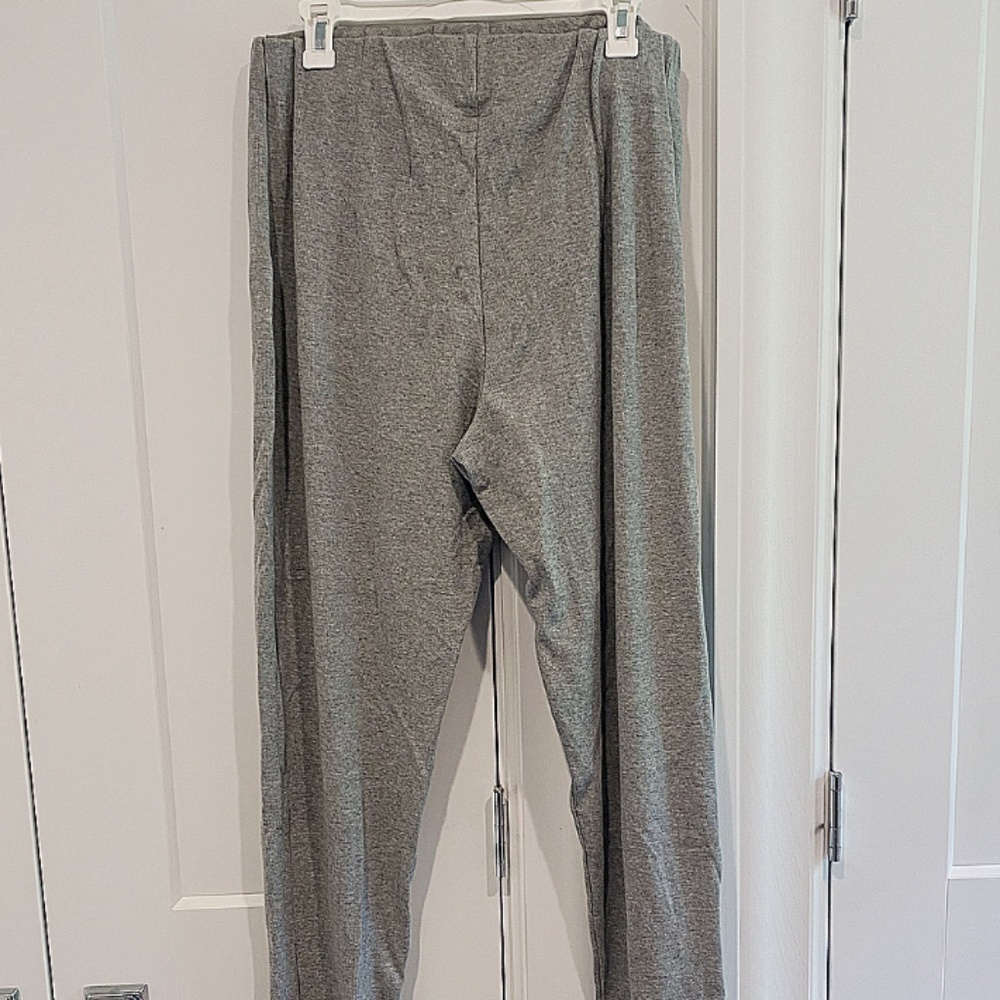 Garnet Hill Gray Maternity Pull On Pants Size 8